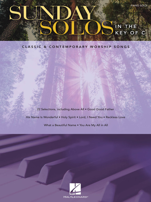 Product image for Sunday Solos in the Key of C |  | Piano Solo | My Worship Store