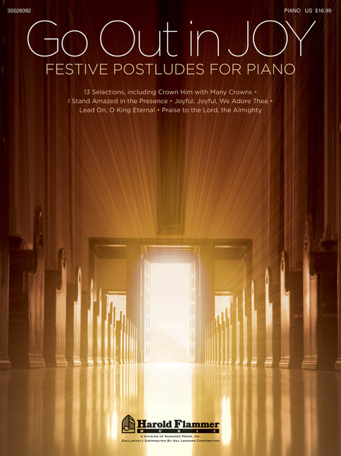 Product image for Go Out in Joy - Festive Postludes for Piano | Shawnee Press | Piano Solo | My Worship Store