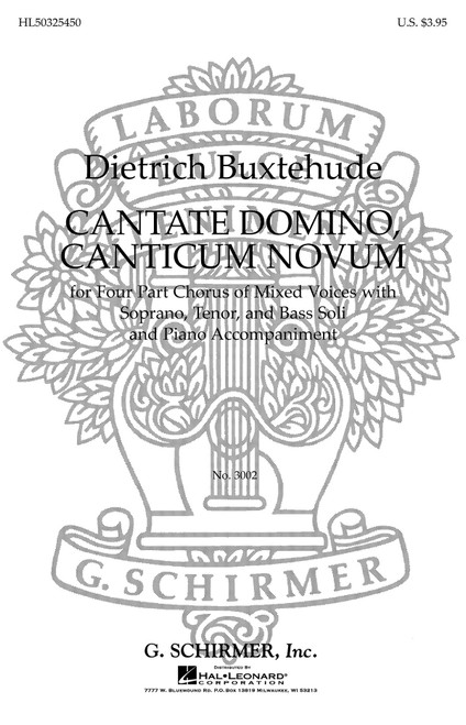 Product image for Cantate Domino, Cantate Novum | G. Schirmer, Inc. | SATB | My Worship Store