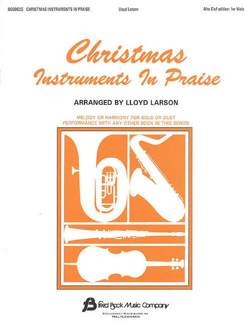 Product image for Christmas Instruments in Praise | Fred Bock Music Company | Alto Clef Edition | My Worship Store