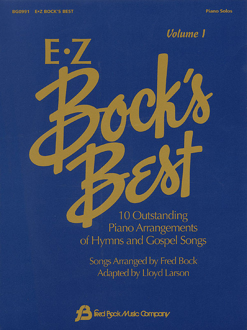 Product image for EZ Bock's Best - Volume 1 | Fred Bock Music Company | Easy Piano Solos | My Worship Store Product image for EZ Bock's Best - Volume 1 | Fred Bock Music Company | Easy Piano Solos | My Worship Store