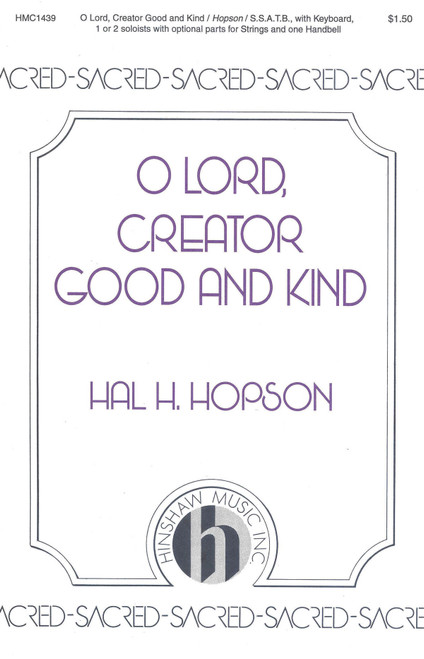 Product image for O Lord, Creator Good and Kind | Hinshaw Music | SSATB | My Worship Store