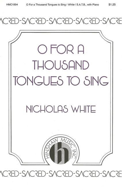Product image for O for a Thousand Tongues to Sing | Hinshaw Music |  | My Worship Store