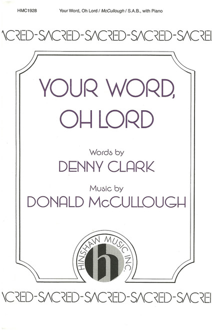 Product image for Your Word, Oh Lord | Hinshaw Music |  | My Worship Store