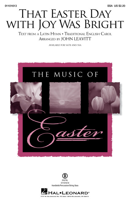 Product image for That Easter Day with Joy Was Bright | Hal Leonard Sacred | SSA | My Worship Store Product image for That Easter Day with Joy Was Bright | Hal Leonard Sacred | SSA | My Worship Store