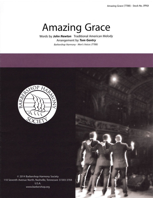 Product image for Amazing Grace | Barbershop Harmony Society | TTBB a cappella | My Worship Store
