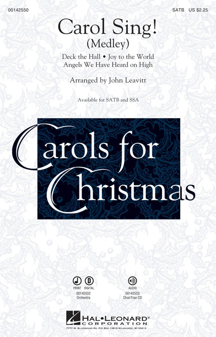 Product image for Carol Sing! | Hal Leonard | SATB | My Worship Store