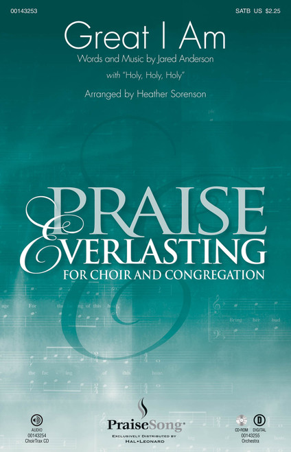 Product image for Great I Am (with Holy, Holy, Holy) | PraiseSong | ChoirTrax CD | My Worship Store