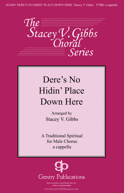 Product image for Dere's No Hidin' Place Down Here | Gentry Publications | TTBB a cappella | My Worship Store