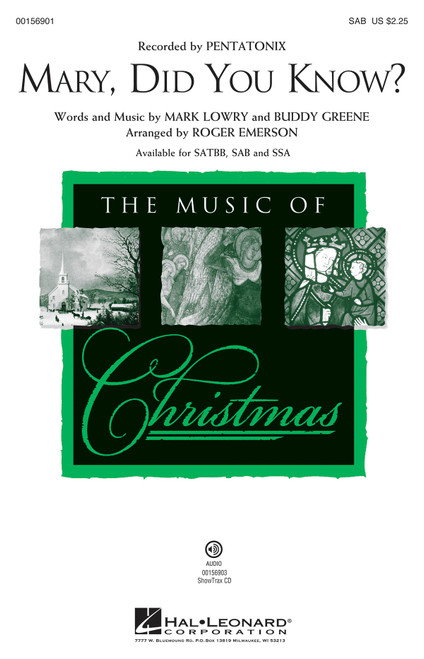 Product image for Mary, Did You Know? |  | SAB | My Worship Store