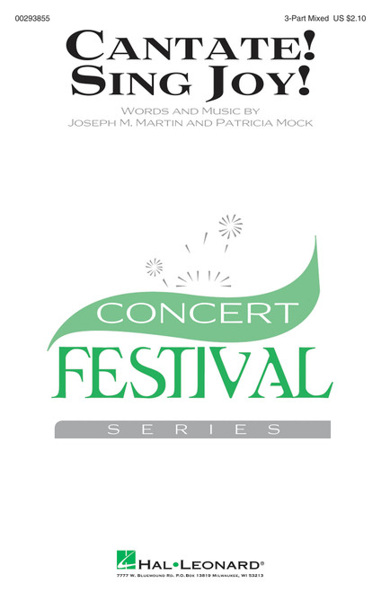 Product image for Cantate! Sing Joy! | Hal Leonard | 3-Part Mixed | My Worship Store