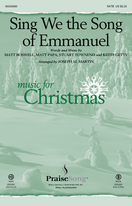Product image for Sing We the Song of Emmanuel | PraiseSong | ChoirTrax CD | My Worship Store