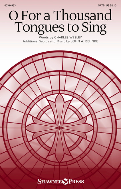 Product image for O For a Thousand Tongues to Sing | Shawnee Press | SATB | My Worship Store
