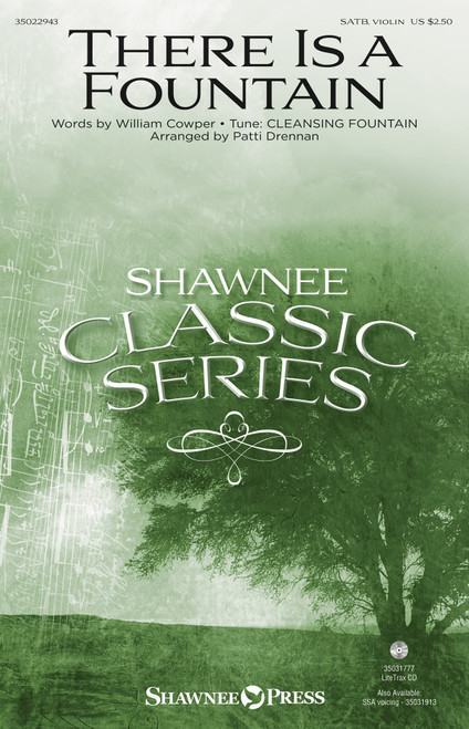 Product image for There Is a Fountain | Shawnee Press | SATB/opt. Violin | My Worship Store