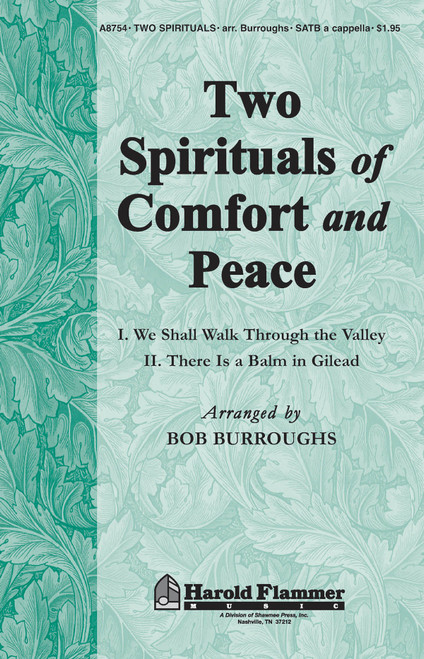 Product image for Two Spirituals Of Comfort And Peace | Shawnee Press | SATB a cappella | My Worship Store