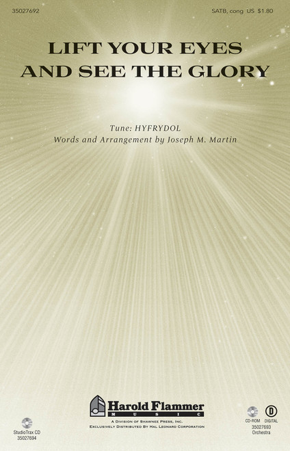 Product image for Lift Your Eyes and See the Glory | Shawnee Press | SATB | My Worship Store
