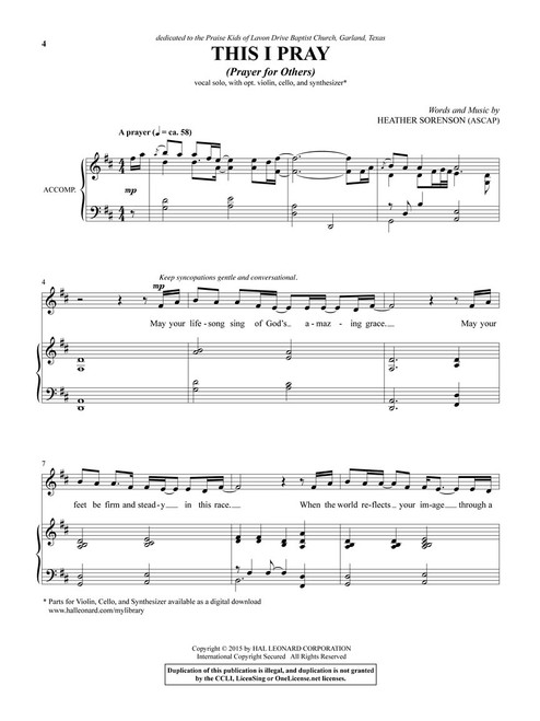 Product image for The Prayer Project | Shawnee Press | Listening CD | My Worship Store