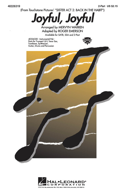 Product image for Joyful, Joyful | Hal Leonard | 2-Part | My Worship Store