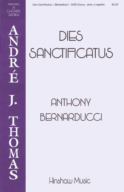 Product image for Dies Sanctificatus | Hinshaw Music | SATB divisi a cappella | My Worship Store