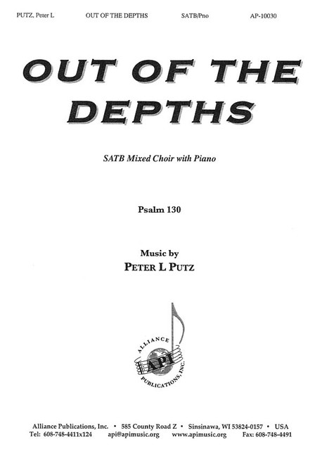 Product image for Out of the Depths | Alliance Music Publications | SATB | My Worship Store