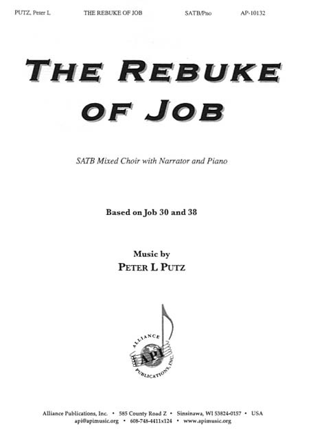Product image for The Rebuke of Job | Alliance Music Publications | SATB | My Worship Store