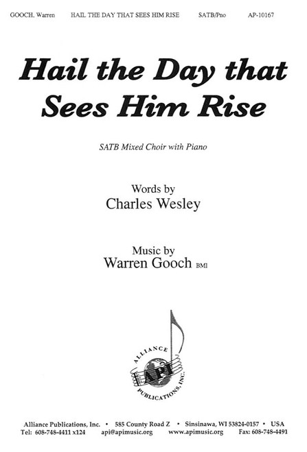 Product image for Hail The Day That Sees Him Rise | Alliance Music Publications | SATB | My Worship Store