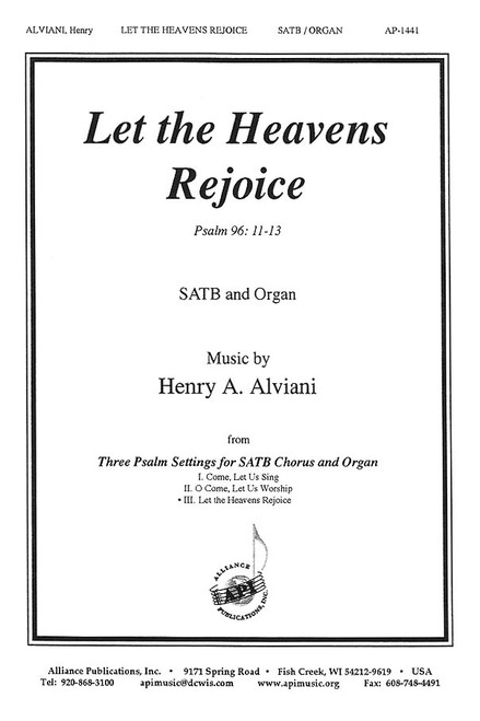 Product image for Let the Heavens Rejoice | Alliance Music Publications | SATB | My Worship Store