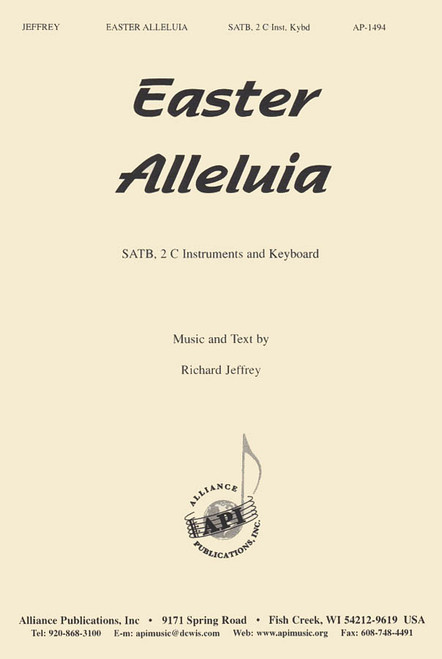 Product image for Easter Alleluia | Alliance Music Publications | SATB | My Worship Store Product image for Easter Alleluia | Alliance Music Publications | SATB | My Worship Store
