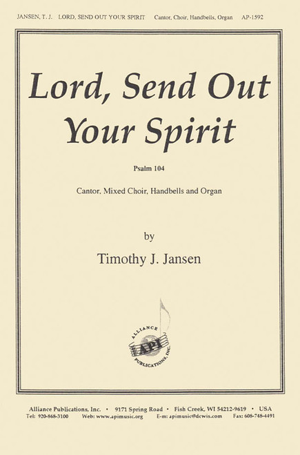 Product image for Lord, Send Out Your Spirit - Ps. 104 | Alliance Music Publications | SATB | My Worship Store
