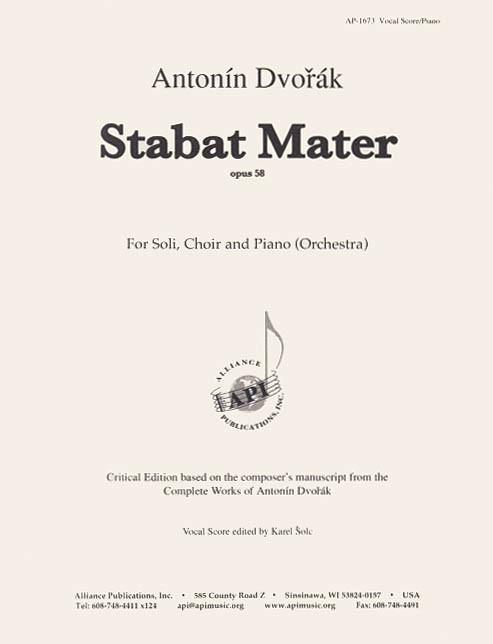 Product image for Stabat Mater | Alliance Music Publications | SATB | My Worship Store