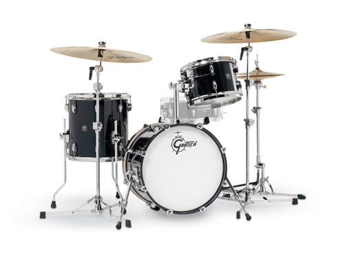 Product image for Gretsch Renown 3-Piece Drum Set (18/12/14) | Gretsch Drums | Piano Black | My Worship Store