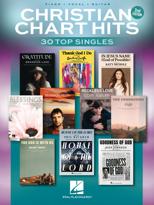 Product image for Christian Chart Hits - 2nd Edition | Hal Leonard | P/V/G | My Worship Store