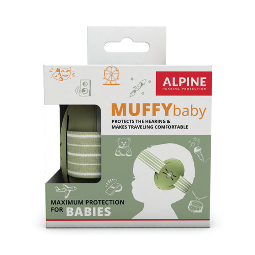 Product image for Muffy Baby Headphones | Alpine Hearing Protection | Green | My Worship Store