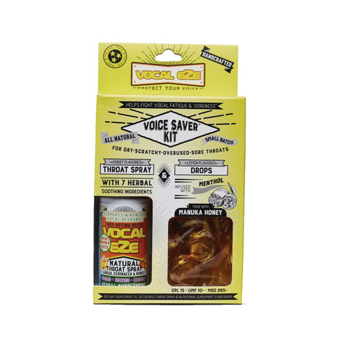 Product image for Vocal Eze Voice Saver Kit Lemon Drops and Spray | Vocal Eze | | My Worship Store Product image for Vocal Eze Voice Saver Kit Lemon Drops and Spray | Vocal Eze | | My Worship Store