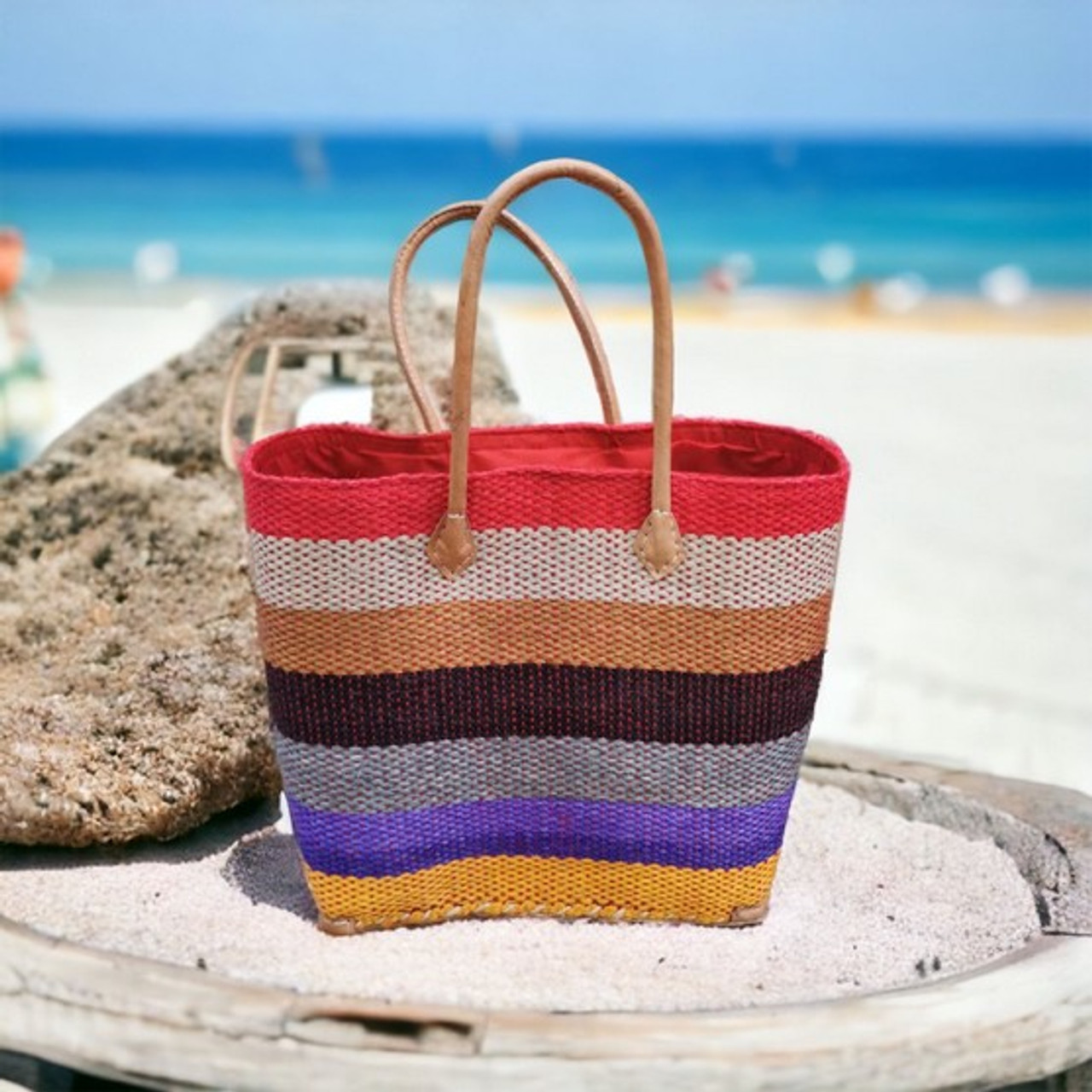 Stylish African Sisal Tote Bag