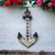 Wood Anchor Welcome White And Blue  - 50cm Wood Anchor Welcome White And Blue  - 50cm