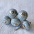 Ceramic Doorknob - Light Blue With White Dots Ceramic Doorknob - Light Blue With White Dots