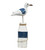 Wood Seagull Standing On Wood Trunk – 37cm Wood Seagull Standing On Wood Trunk – 37cm