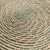 Woven Placemat Thin Weave Spiral Duck Egg And Beige 34cm & set of 6 Woven Placemat Thin Weave Spiral Duck Egg And Beige 34cm & set of 6