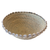 Woven Basket Thick Weave Beige with Cowrie Shells 27cm