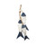Wooden String 3 Blue And White Fishes (25,23,17cm) Wooden String 3 Blue And White Fishes (25,23,17cm)