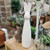 Tall White Matt Bunny 58x13cm