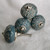 Ceramic Doorknob - Turquoise With Beige & Grey Ceramic Doorknob - Turquoise With Beige & Grey