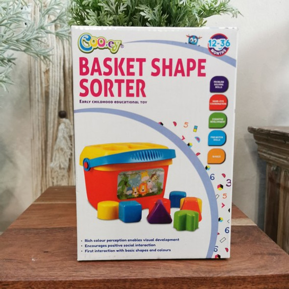 Educational Basket Shape Sorter - 19 Piece