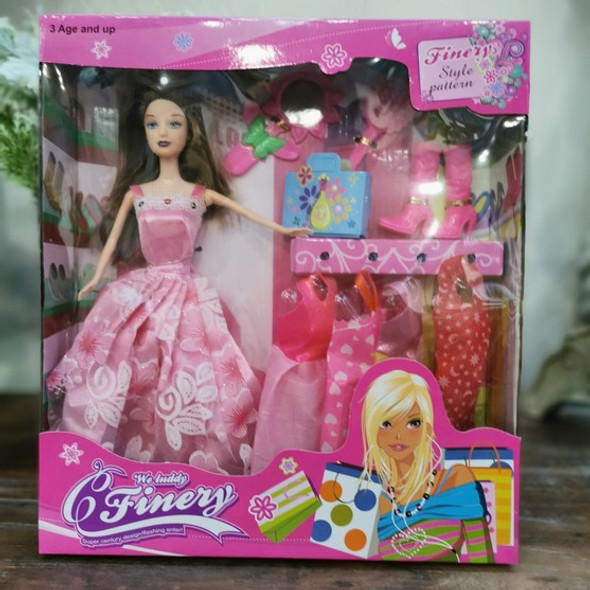 Finery- Pink Princess Dolls With Accessories