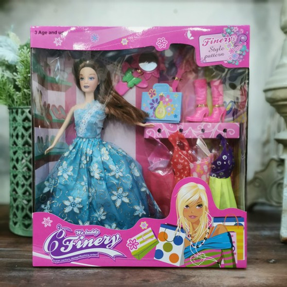 Finery- Blue Princess Dolls With Accessories