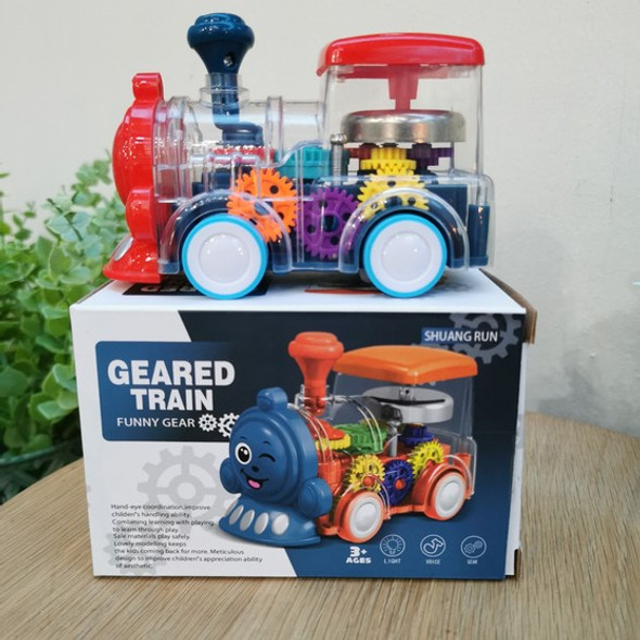 Geared Train Toy With Moving Gears, Tinkling And Light