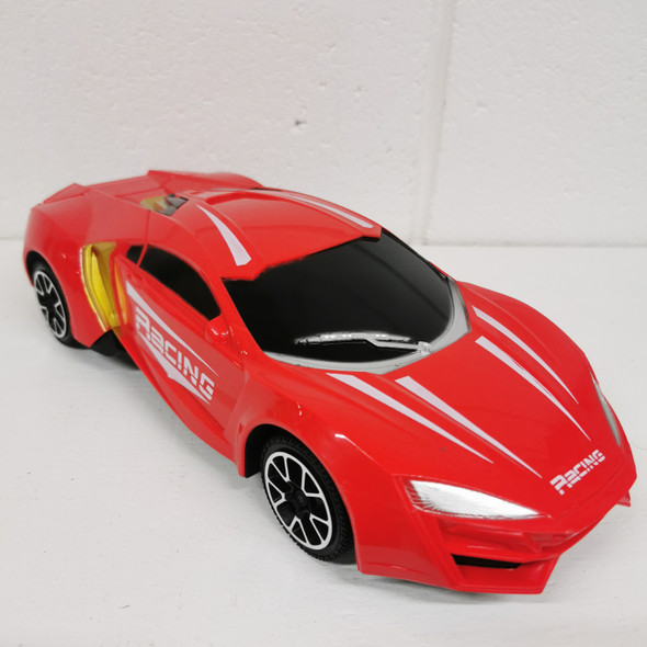 Red Plastic Racing Car - 30cm