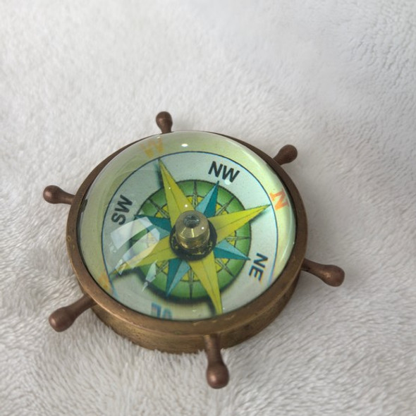 Water Compass Ship Wheel, Easy to Handle and Carry / Navigation / Gadgets