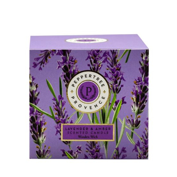 Provence Lavender & Amber Scented Candle 200 g
